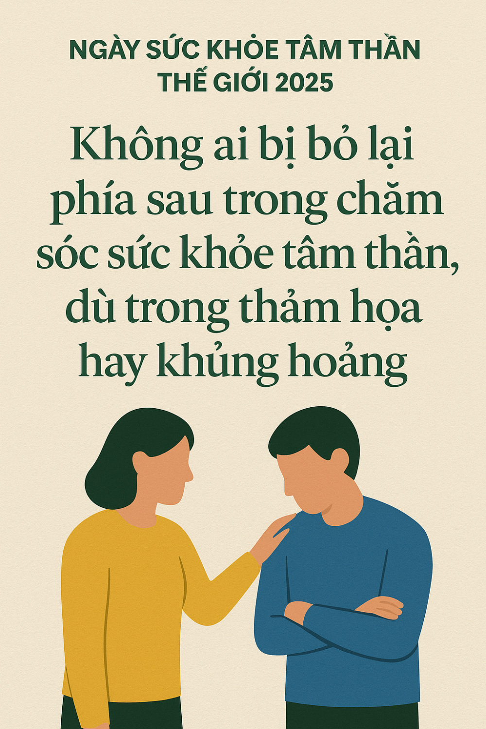 HƯỞNG ỨNG NGÀY SỨC KHỎE TÂM THẦN THẾ GIỚI 10/10/2025