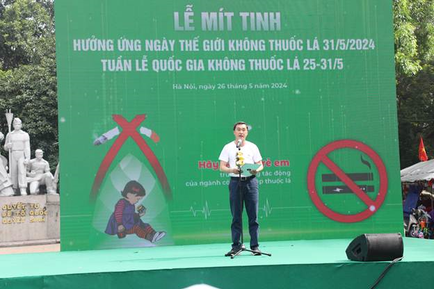 HƯỞNG ỨNG NGÀY THẾ GIỚI KHÔNG THUỐC LÁ 31/5/2024